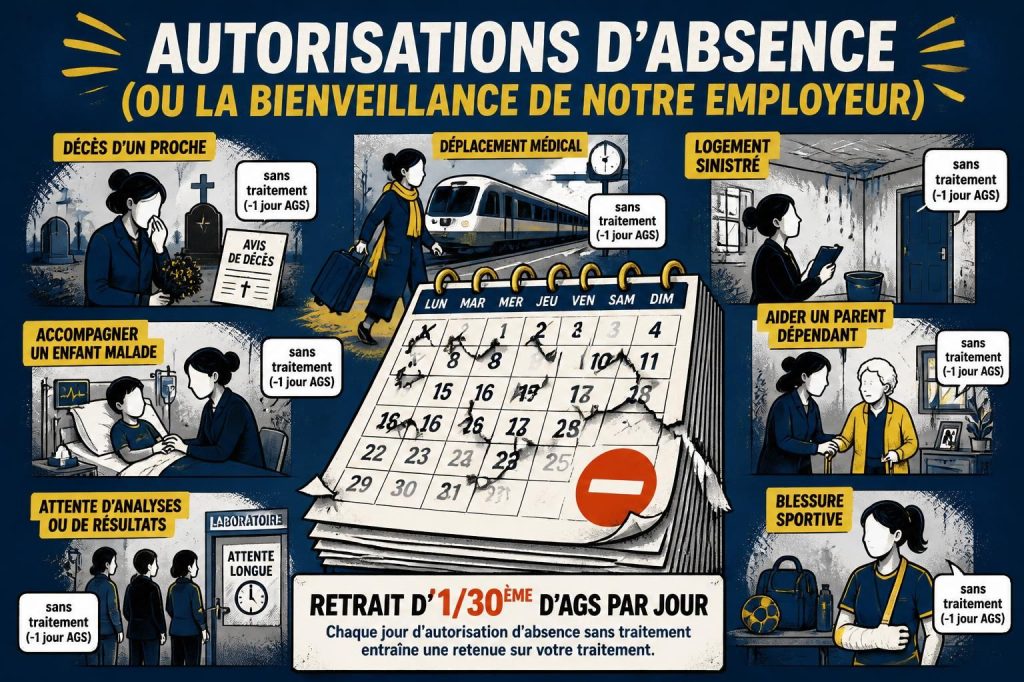 Autorisations absence